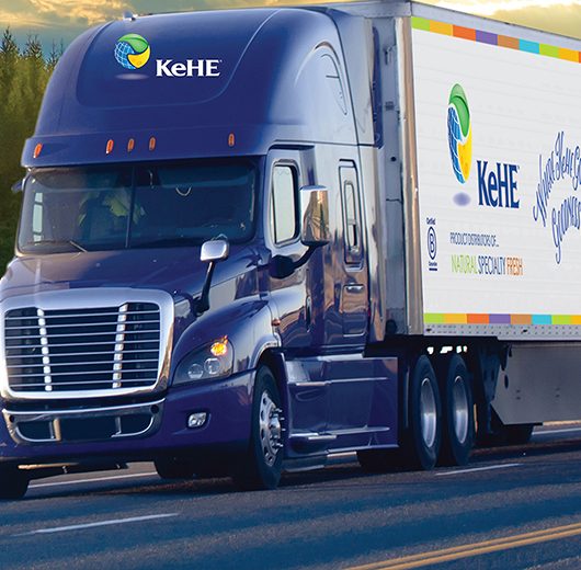 KeHE Distributors truck on the road